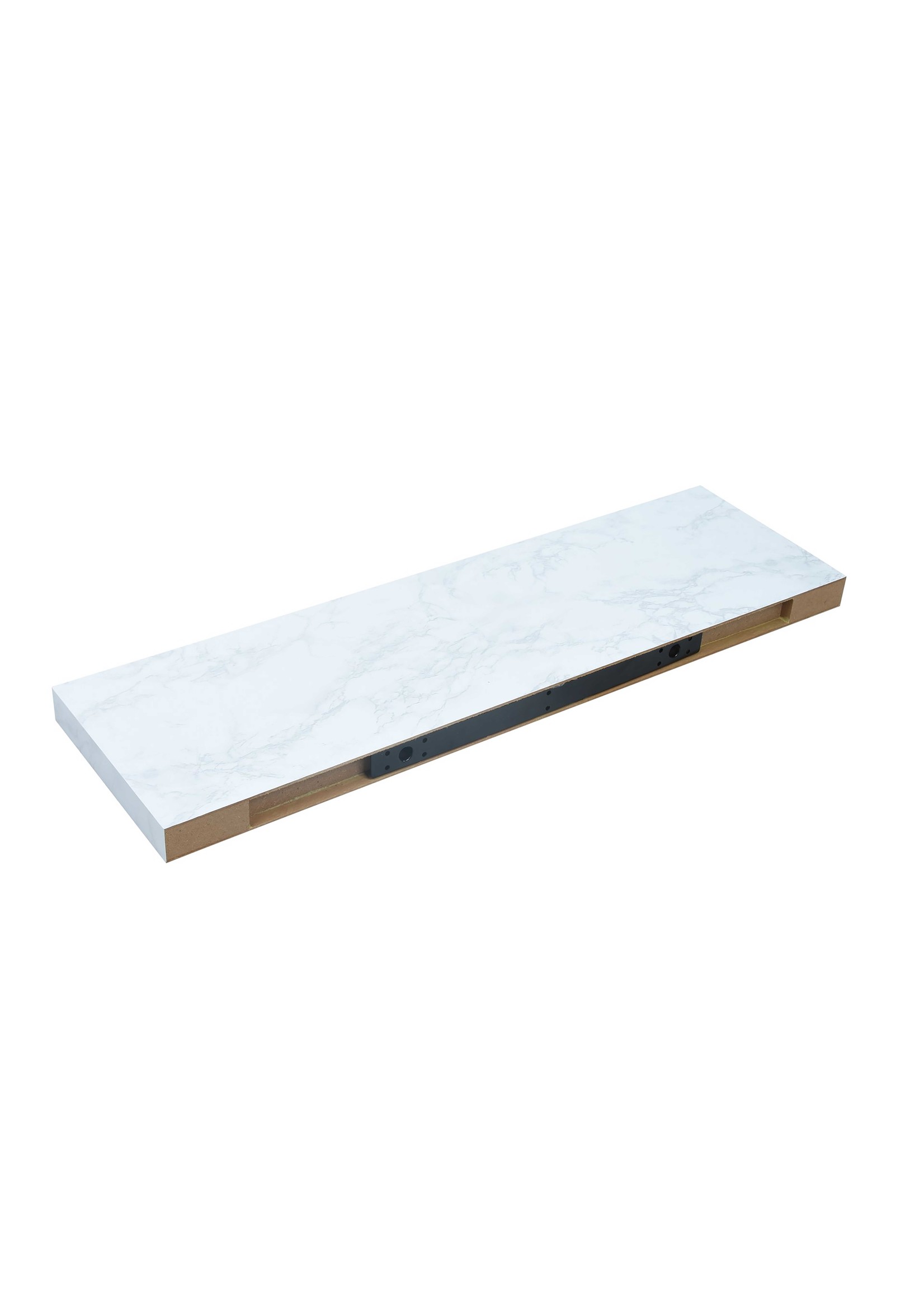 ITY INTERNATIONAL 80cm Large Single Wooden Wall Shelf