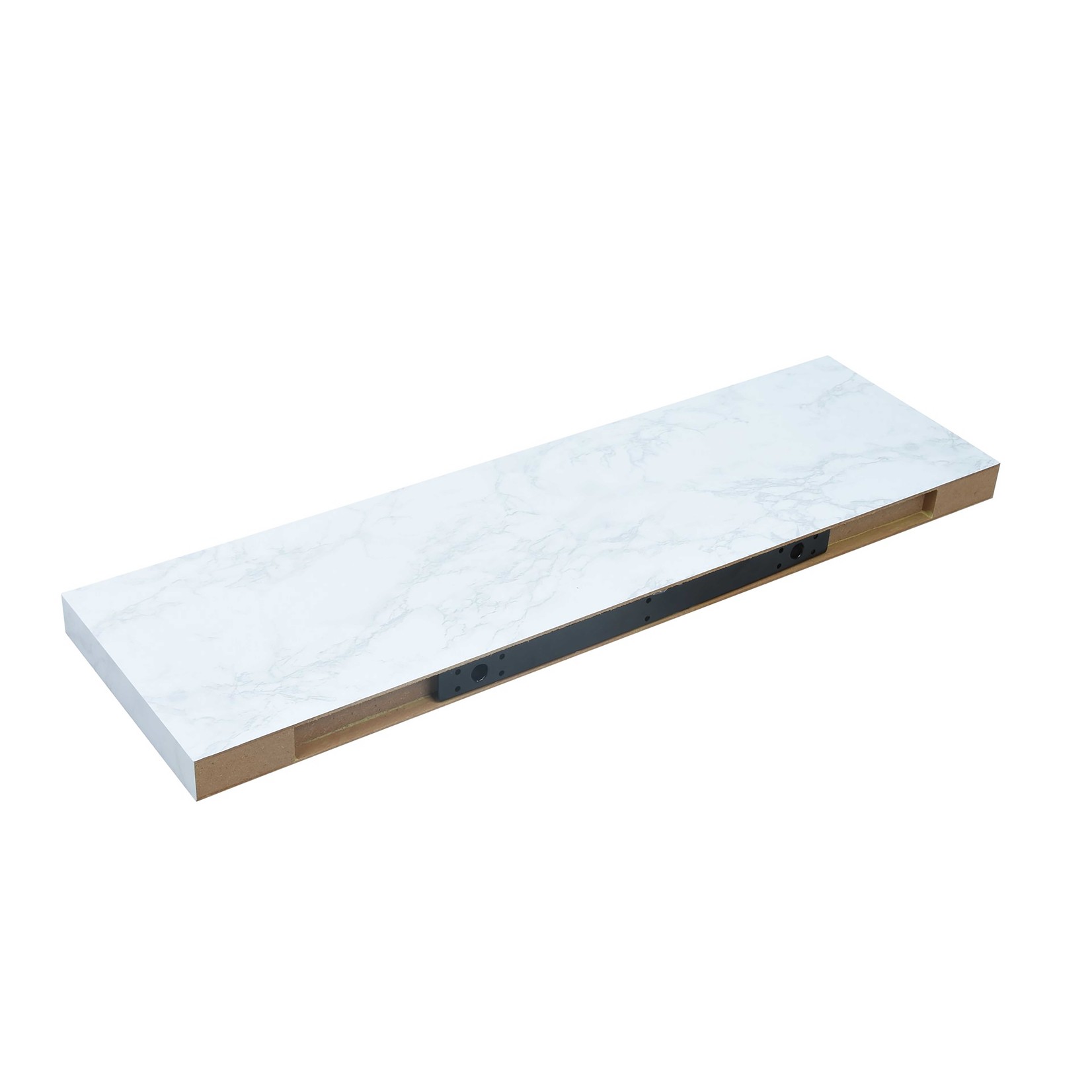 ITY INTERNATIONAL Tablette Large Individuel Murale en Bois, 60cm