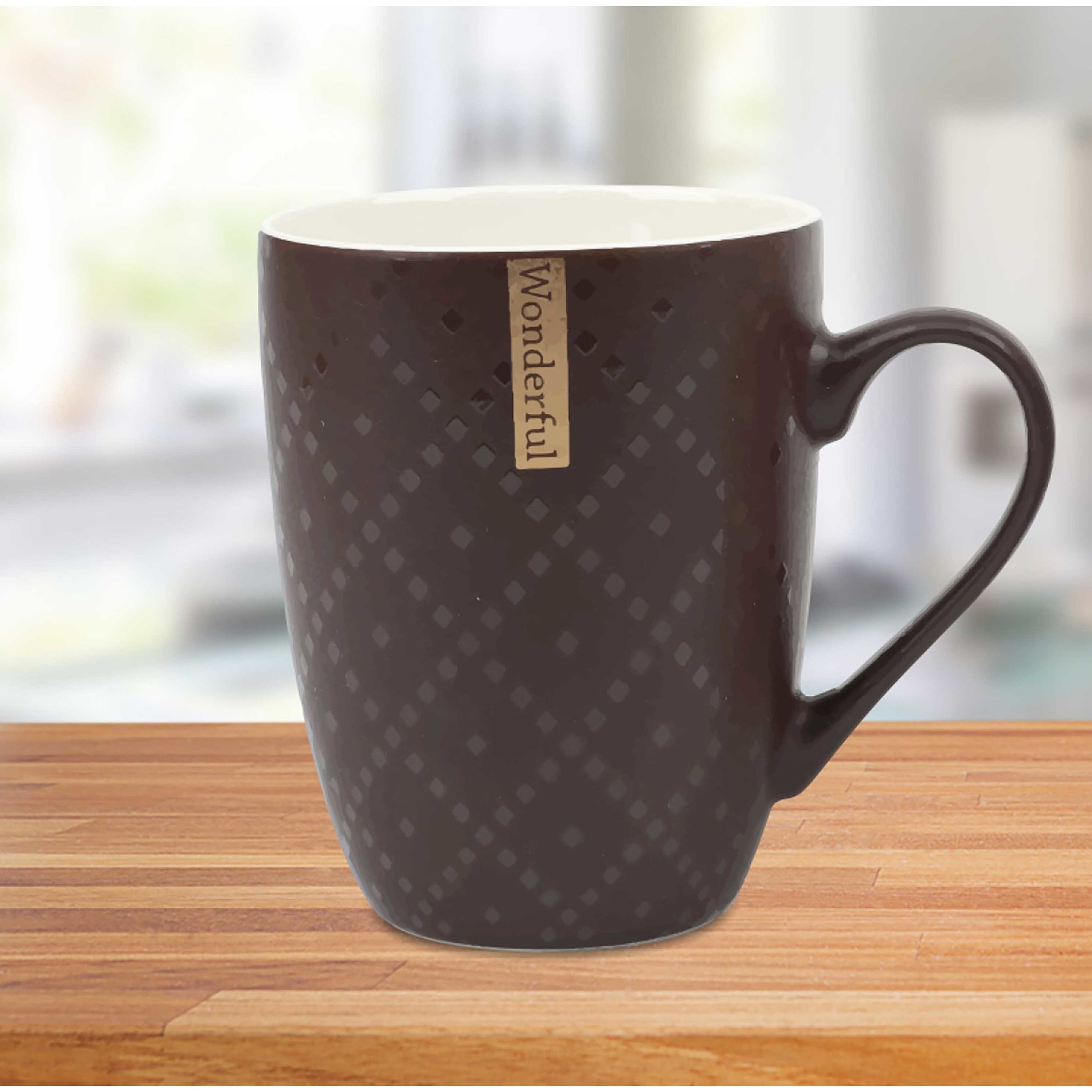 "Golden & Embossed" Printed Mug 11Oz MAISON CAPLAN