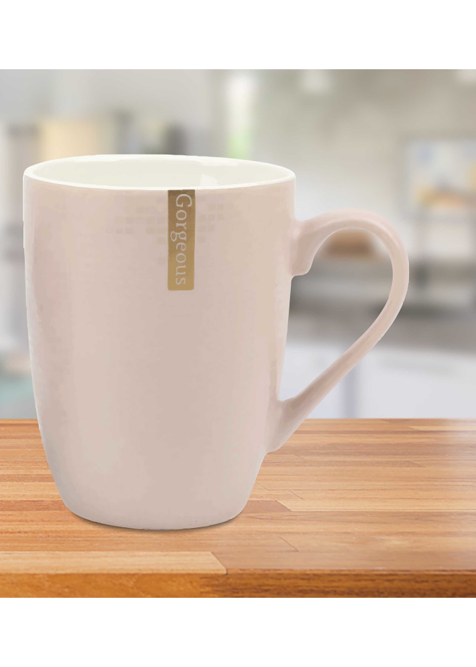 "Doré et Embossé" Tasse Imprimée - 325mL