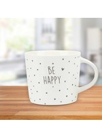 "Be Happy" Tasse Imprimée - 325ML