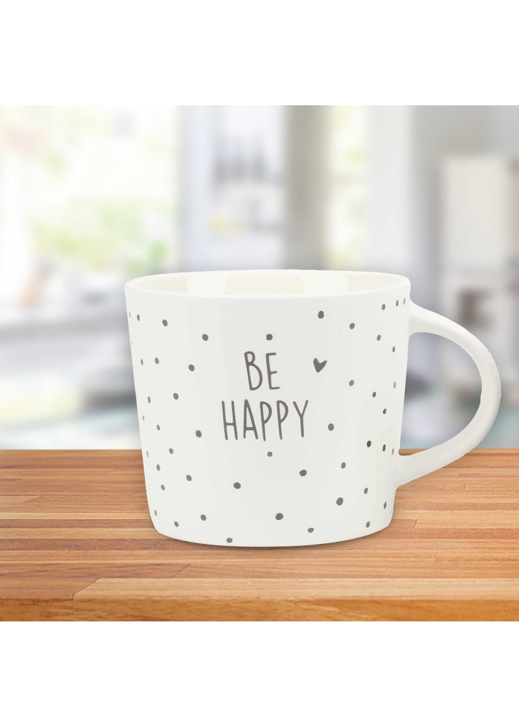 "Be Happy" Printed Mug - 11OZ