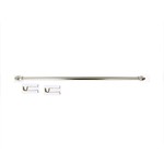 Tringle à Rideaux de 5/8po de Diamàtre en Chrome Argent