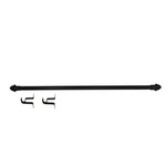 Tringle à Rideaux de 5/8po de Diamàtre en Noir