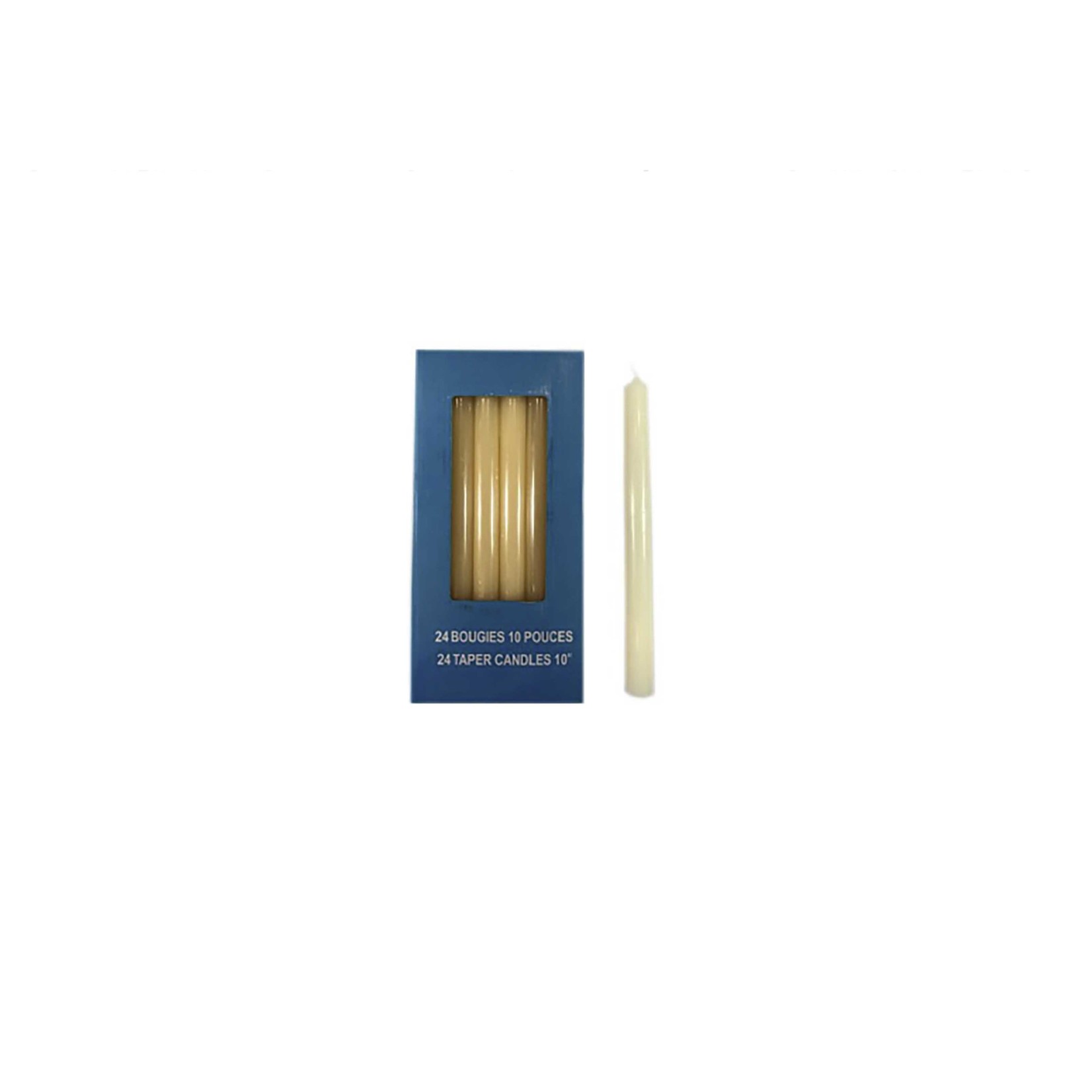 Bougie Non Parfumée 10"