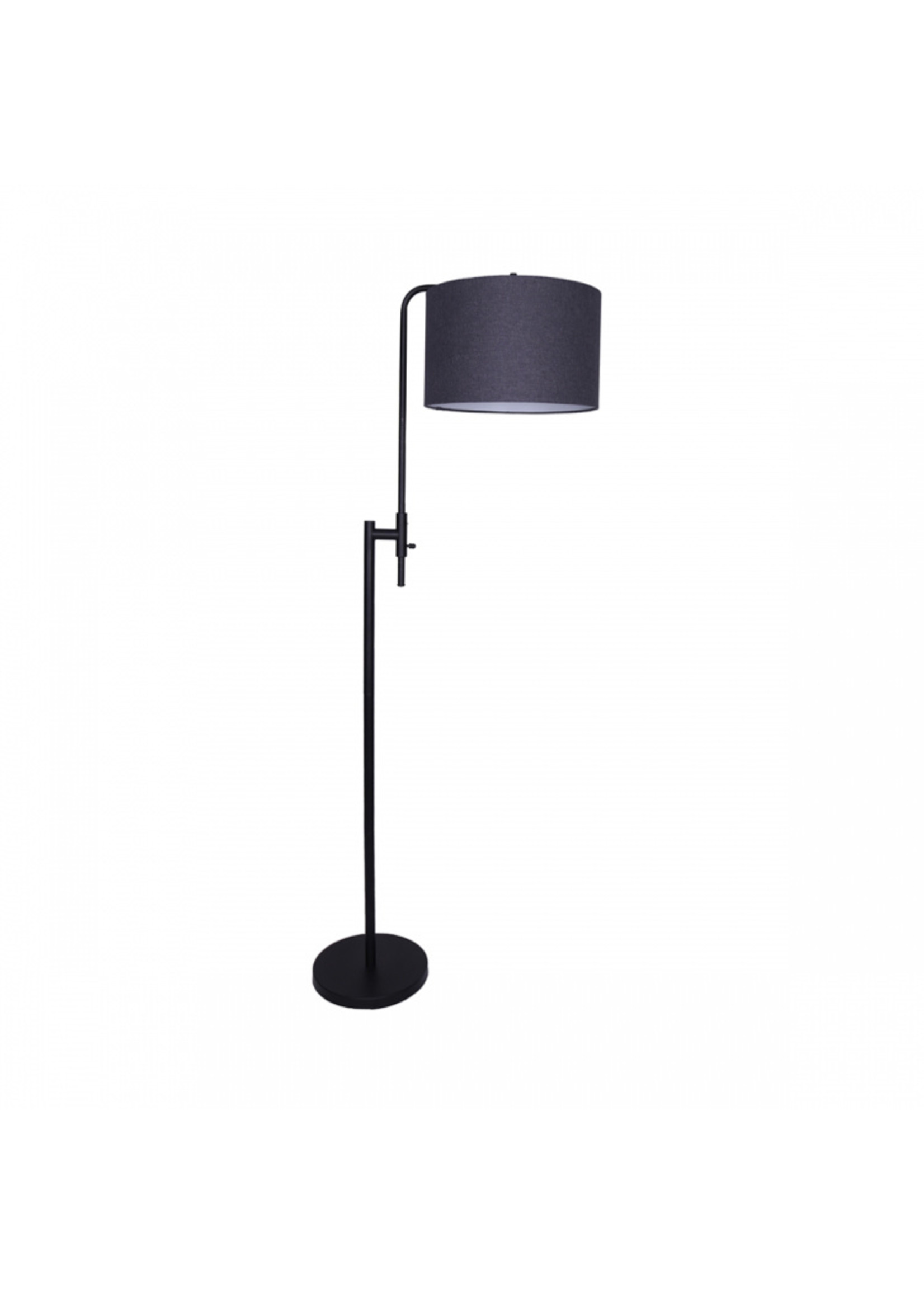 METAL ADJUSTABLE FLOOR LAMP DARK GREY