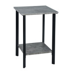 ITY INTERNATIONAL TABLE D'APPOINT CARRÉE À 2 NIVEAUX
