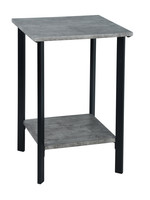 ITY INTERNATIONAL CEMENT LOOK ACCENT TABLE , PLANT STAND, H24"