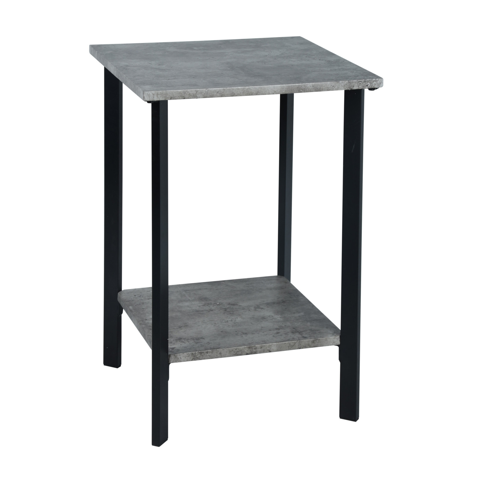 ITY INTERNATIONAL TABLE D'APPOINT CARRÉE À 2 NIVEAUX