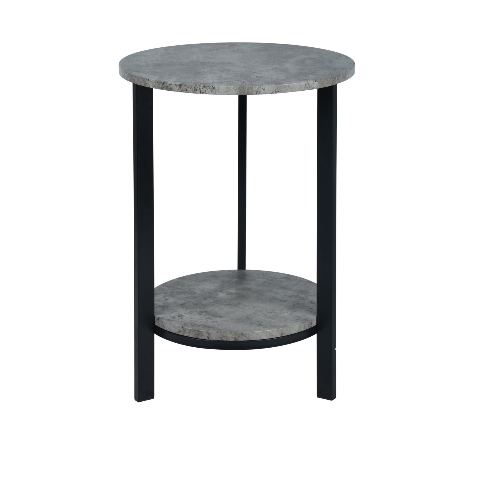 ITY INTERNATIONAL TABLE D'APPOINT RONDE 2 NIVEAUX 32H