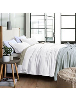 White Stone Washed Duvet Cover Set