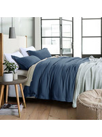 Denim Stone Washed Duvet Cover Set