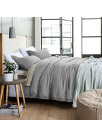 Grey Stone Washed Duvet Cover Set 3-pcs