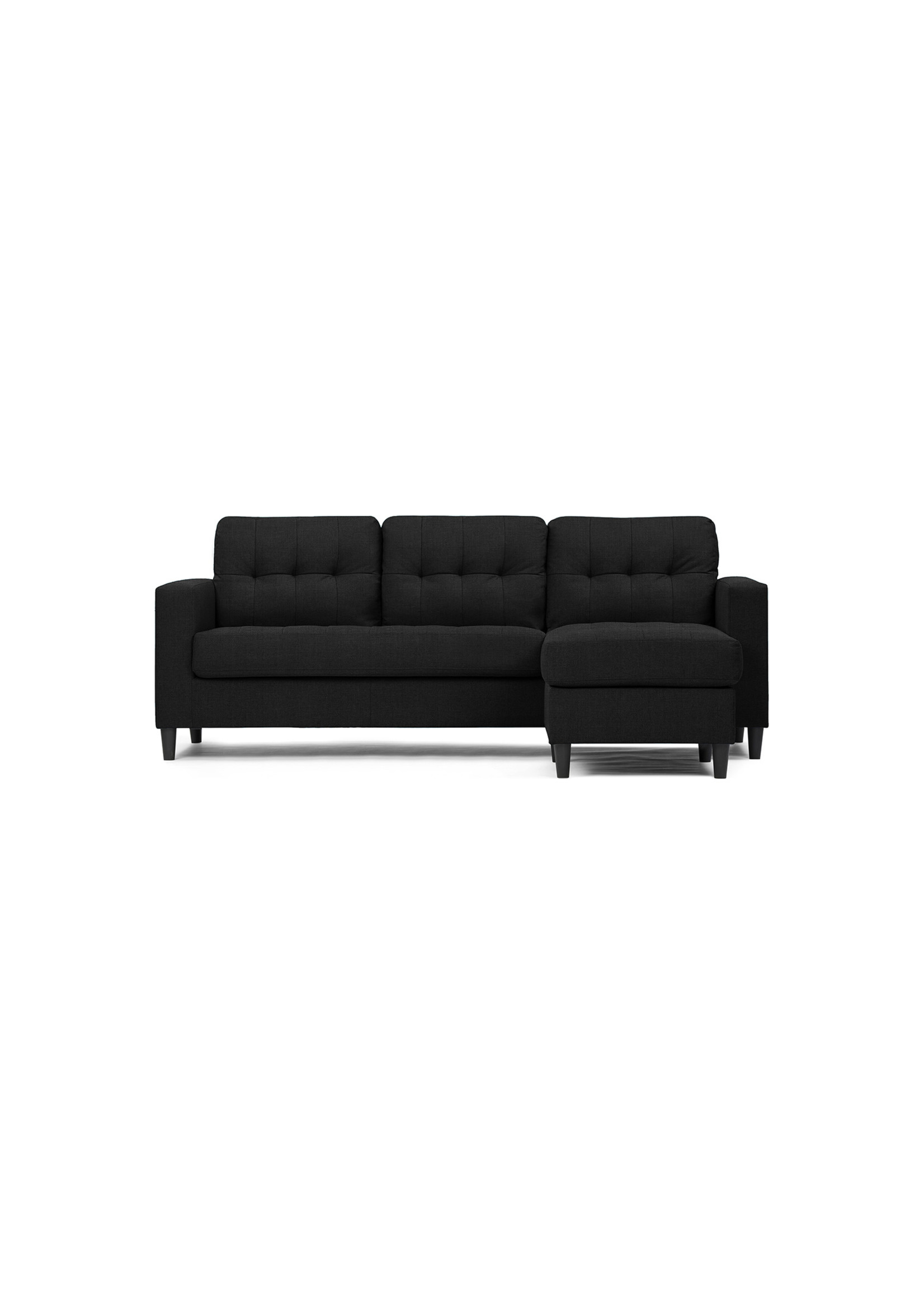 TYLER  SOFA  LOUNGER, BLACK