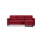SOFA D'ANGLE TYLER, ROUGE