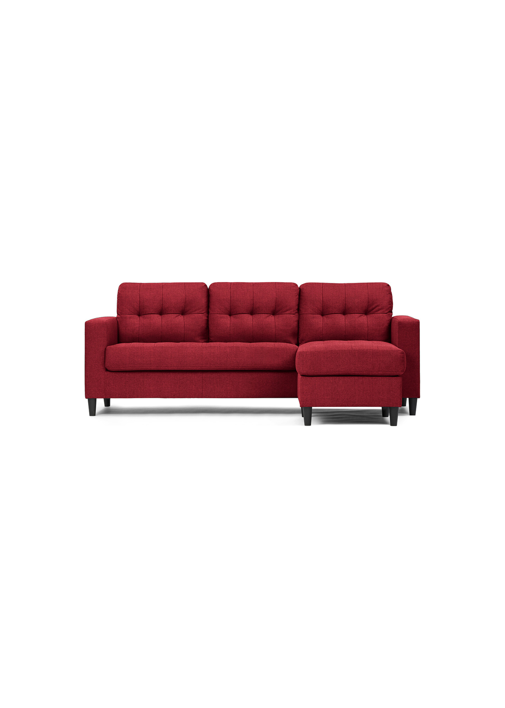 SOFA D'ANGLE TYLER, ROUGE