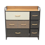 ARMOIRE EN TISSU  AVEC 7 TIROIRS, MULTI