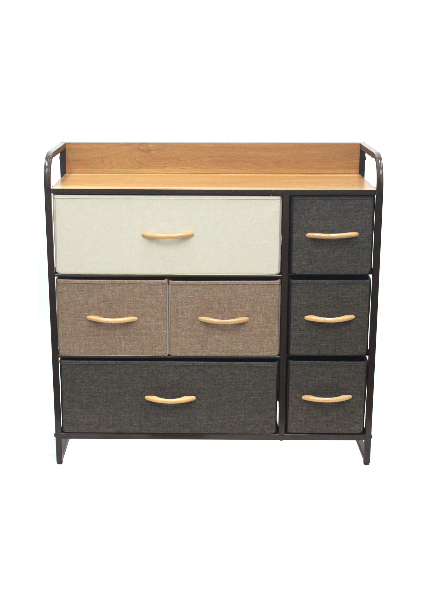 Nola Home Dresser Storage Organizer Fabric Drawers Closet Shelves for Bedroom