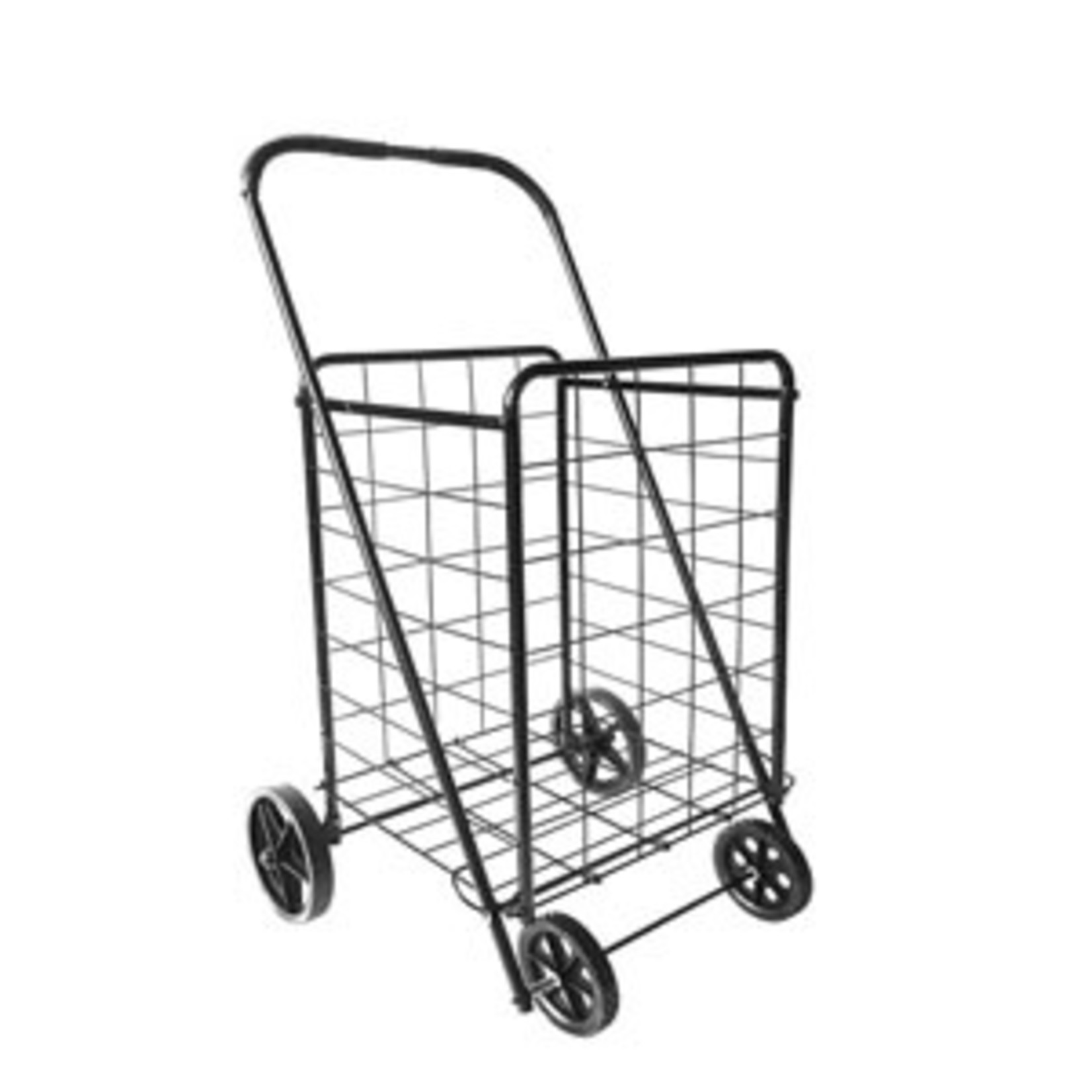 JUMBO METAL WIRE SHOPPING CART, LARGE