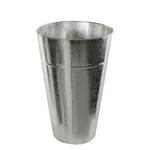 DANSON 18" METAL PLANTER SILVER