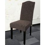 HOUSSE POUR CHAISE SALLE A MANGER, BRUN