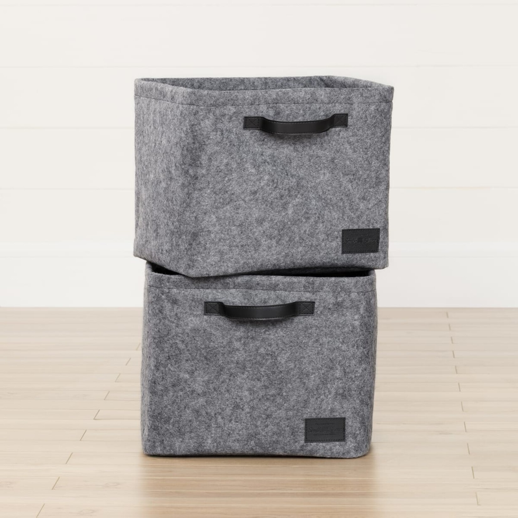 SOUTH SHORE 2-PK STORIT WOVEN FELT BASKETS