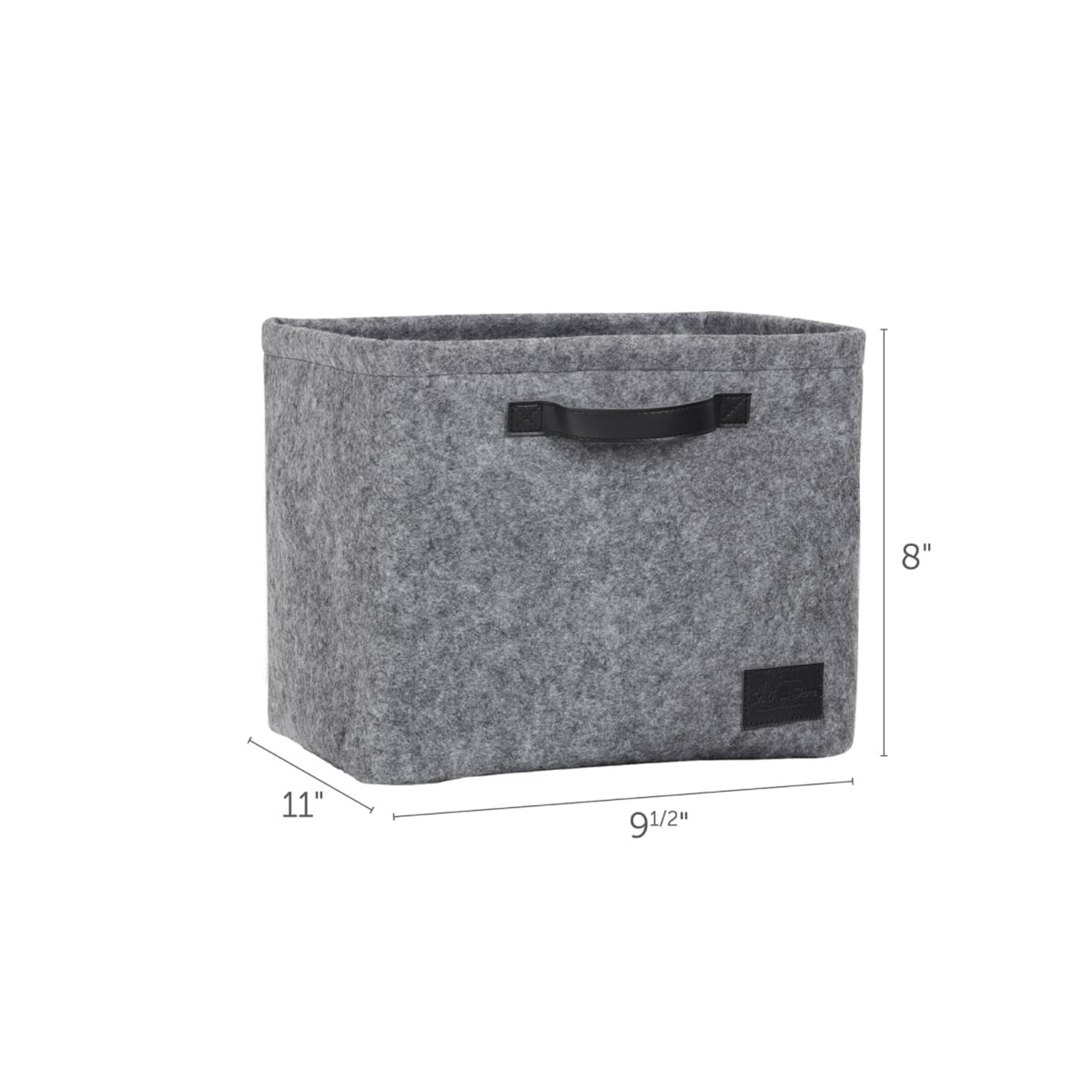 SOUTH SHORE 2-PK STORIT WOVEN FELT BASKETS