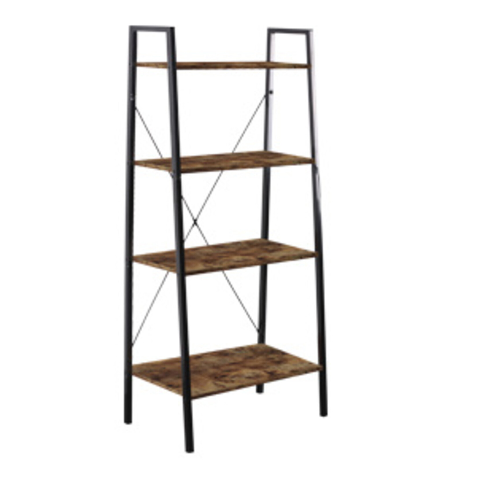 ÉTAGÈRE EN BOIS ET MÉTAL À 4 NIVEAUX