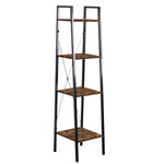 4 TIER METAL SHELF, BOOKSHELF