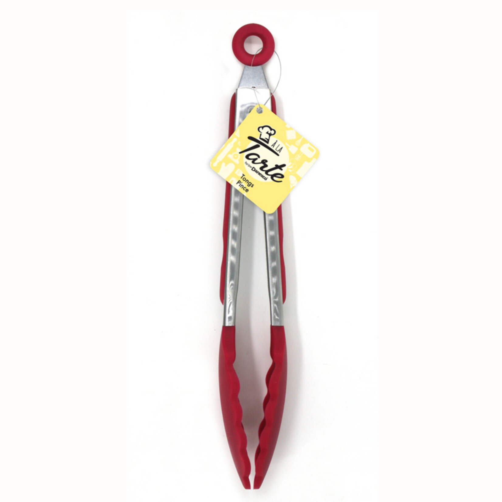 Danesco SILICONE TONG 10.5" RED