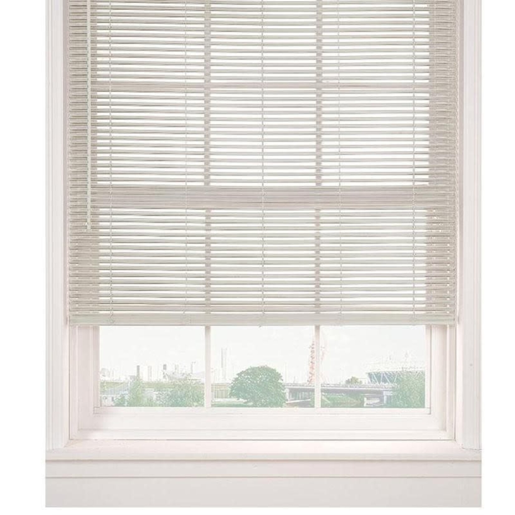 WHITE - MINI VENETIAN CORDLESS BLIND