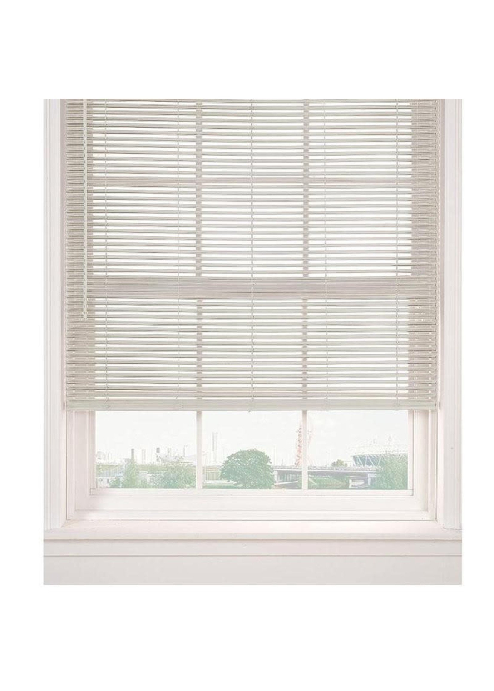 WHITE - MINI VENETIAN CORDLESS BLIND