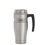 THERMOS Thermos S.S. Travel Mug & Handle, Steel, 16oz 470ml