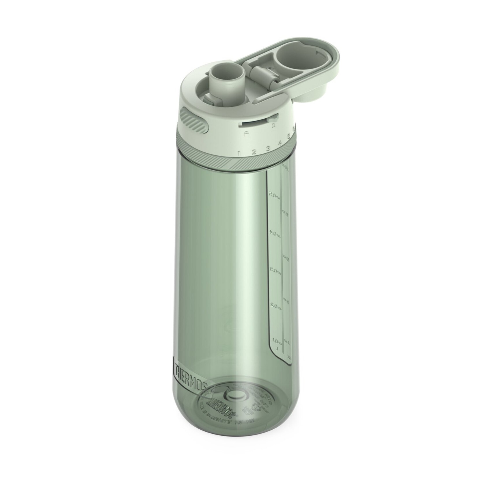 THERMOS 710ml Hard Plastic Hydration Bottle, Matcha Green