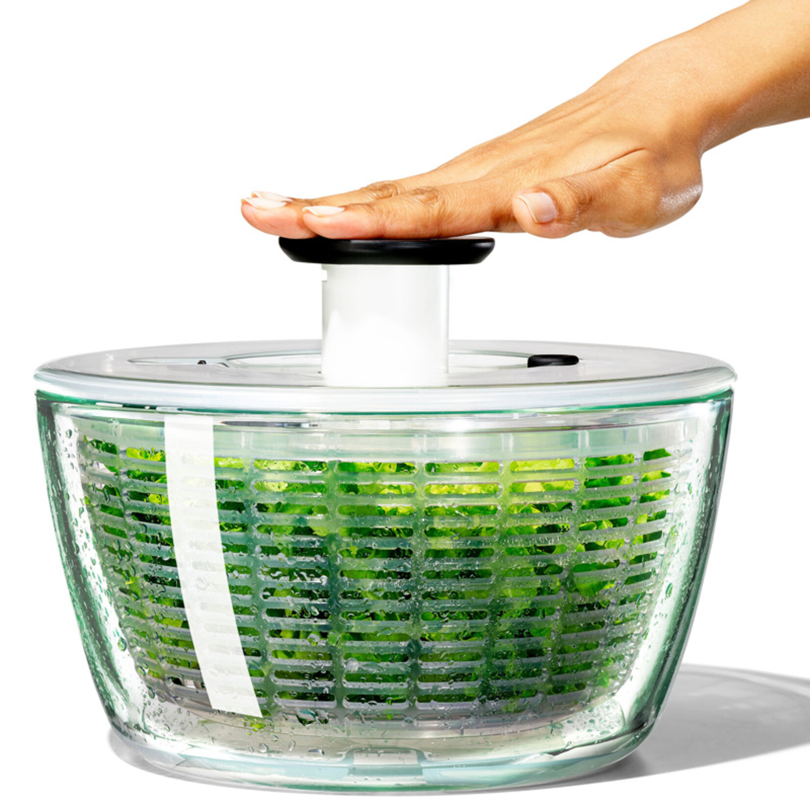 Danesco GLASS SALAD SPINNER