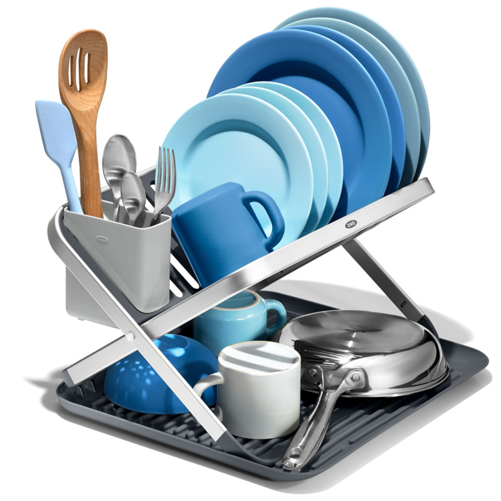 Danesco ALUMINUM  FOLDING  DISHRACK