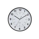 CTG BRANDS 12" Wall Clock Non-Ticking Silent, Black