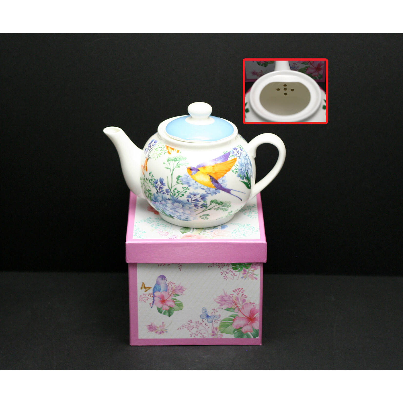 ACE 900 ml Théière en porcelaine Hirondelle