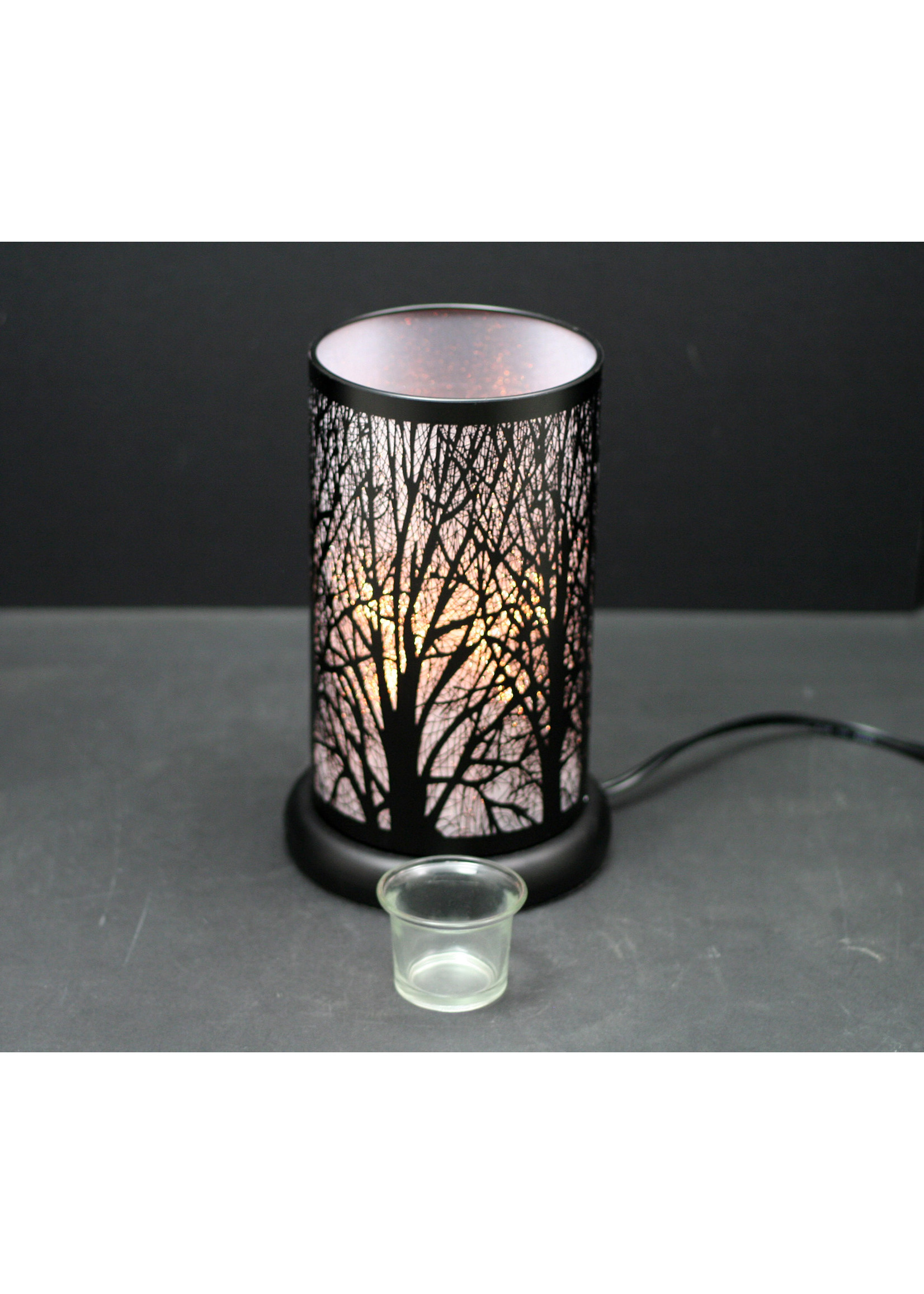 ACE Lampe à capteur tactile et porte-huile en verre, Forêt-Noire