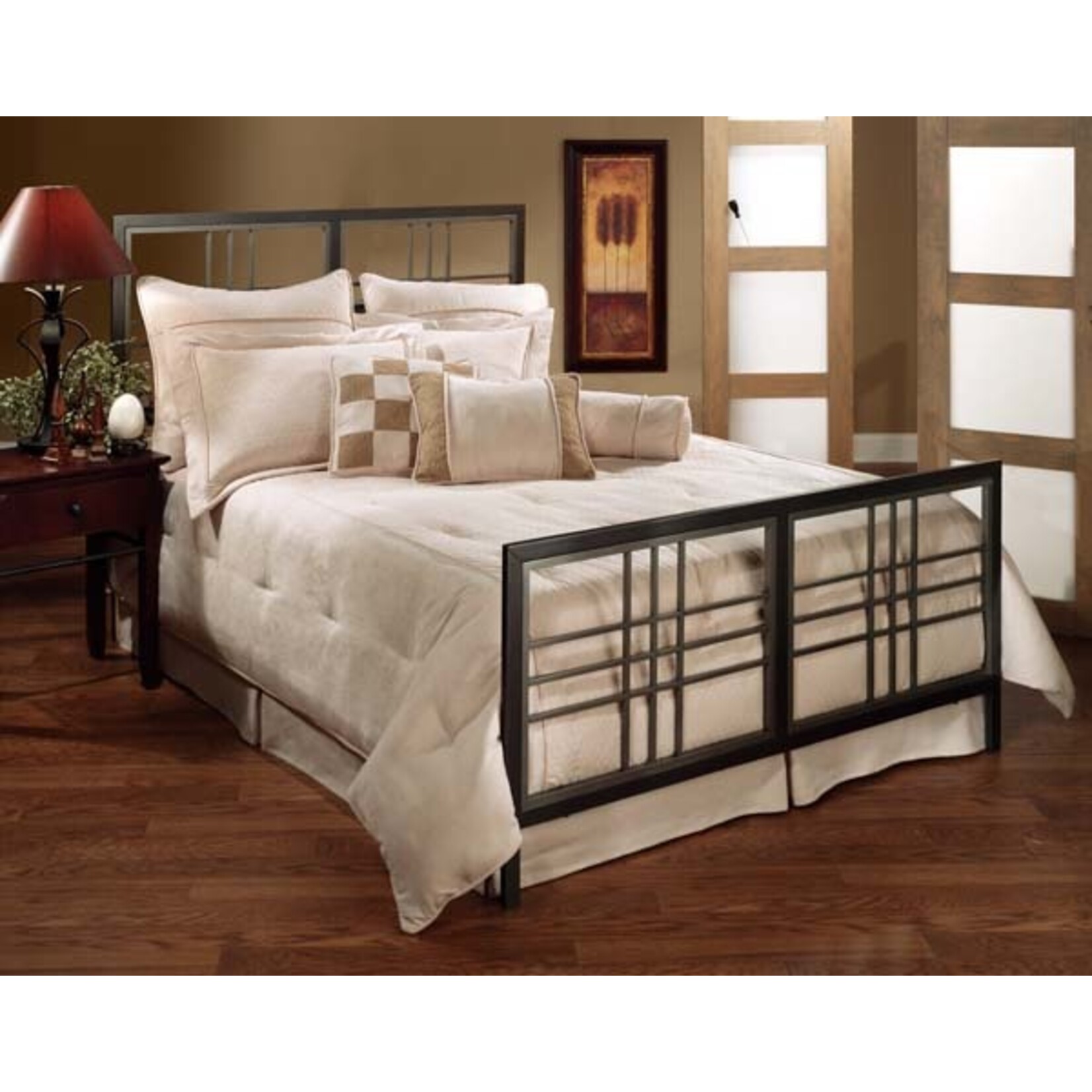BEAUDOIN KING TIBURON METAL BED FRAME