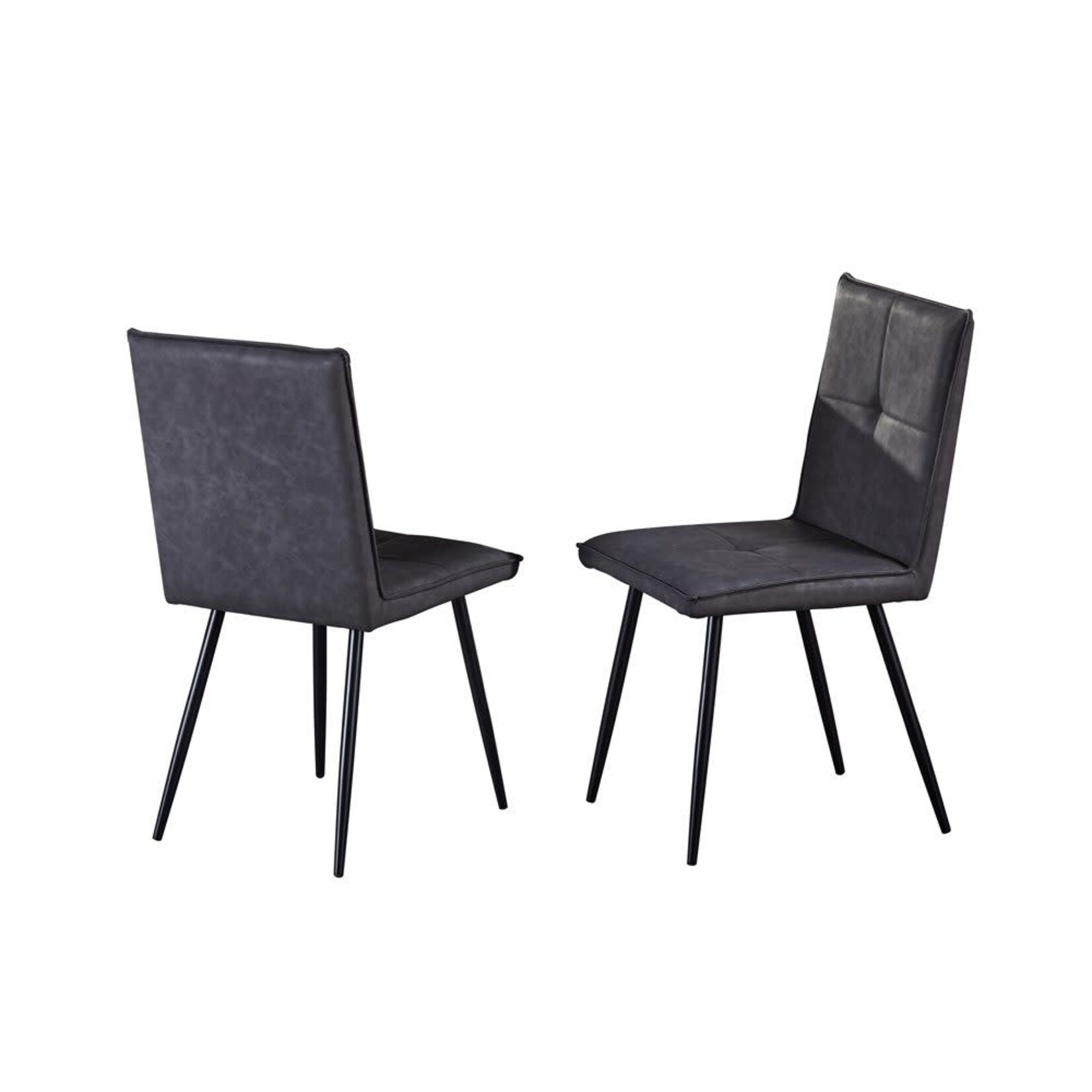 Grey Dining Chair Square Shape