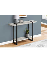 ACCENT TABLE 48" L GREY RECLAIMED WOOD LOOK