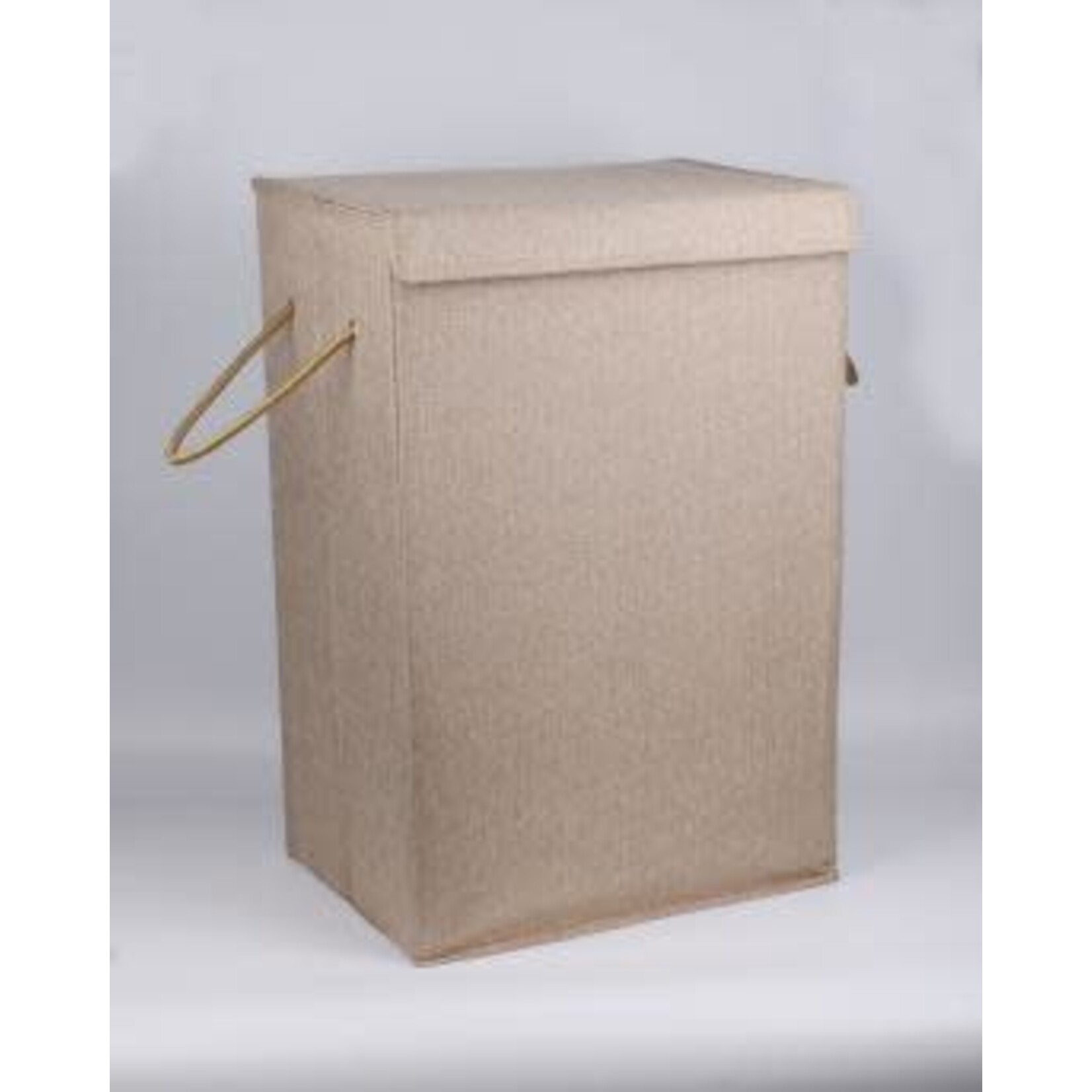 ITY INTERNATIONAL BEIGE FABRIC LAUNDRY HAMPER