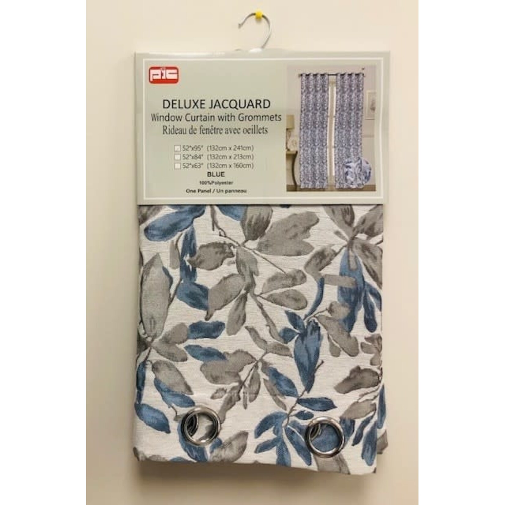 DELUXE JACQ GROMMET PANEL (54x95") - BLUE