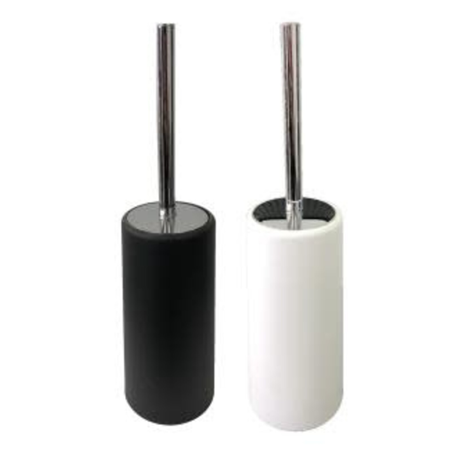 ITY INTERNATIONAL Brosse à Toilette en Chrome et Plastique