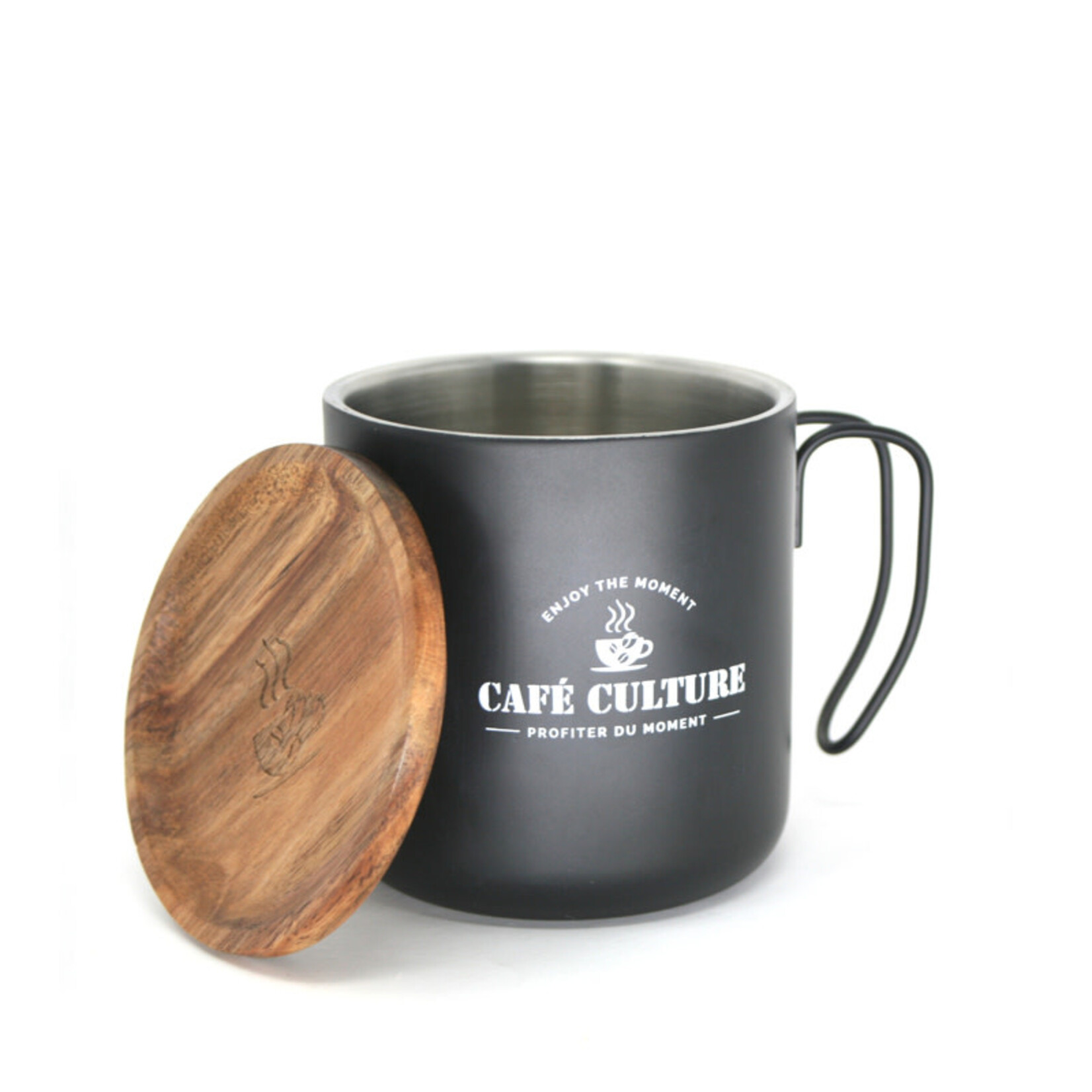 Danesco 450ml Double Walled Mugs Stainless Steel