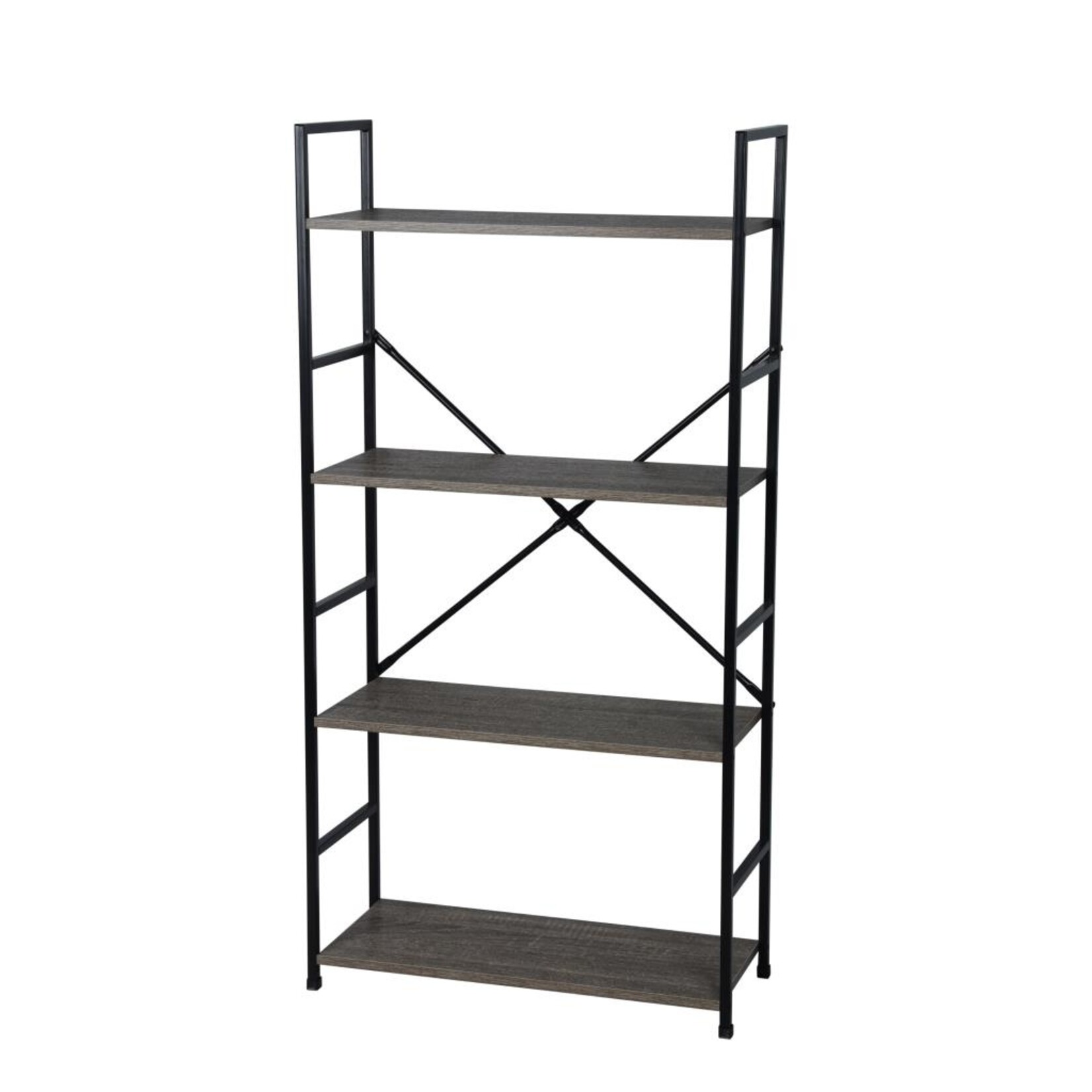 ITY INTERNATIONAL 4-Tier Wide Shelf Bookcase