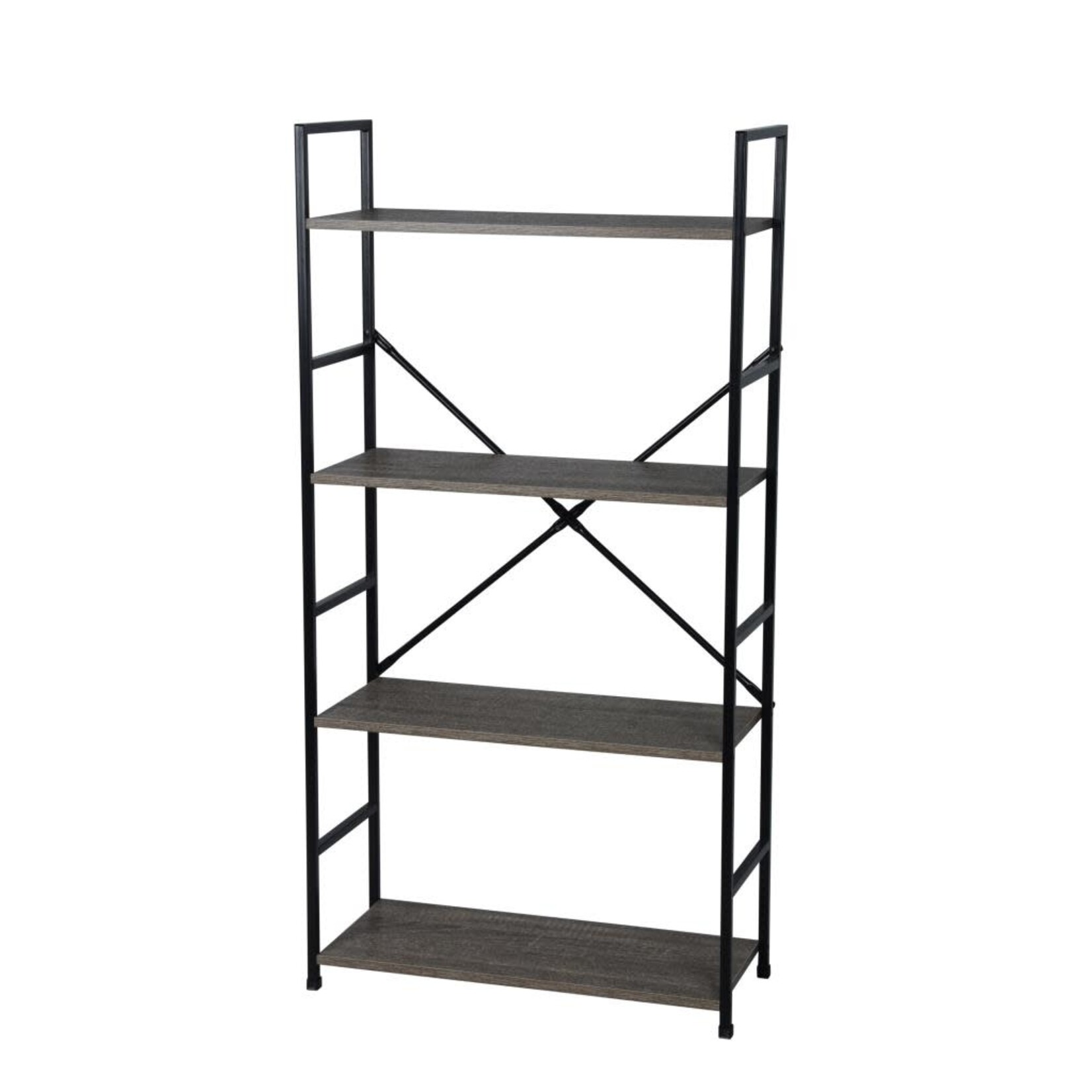 ITY INTERNATIONAL 4-Tier Wide Shelf Bookcase