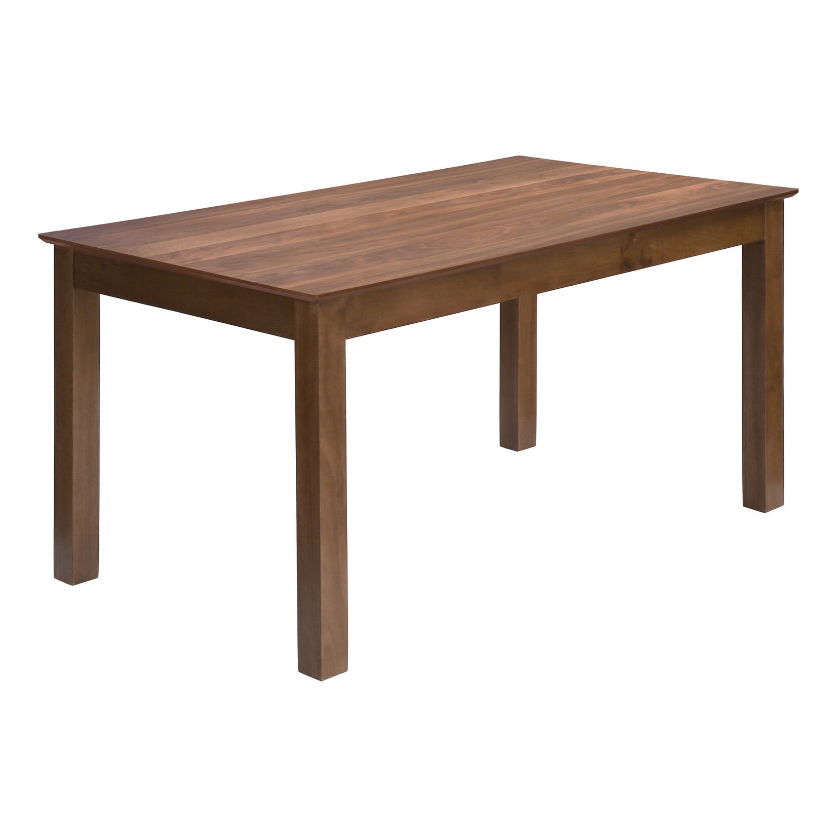 TABLE A MANGER - 36"X 60" / BOIS PLAQUE NOYER BRUN