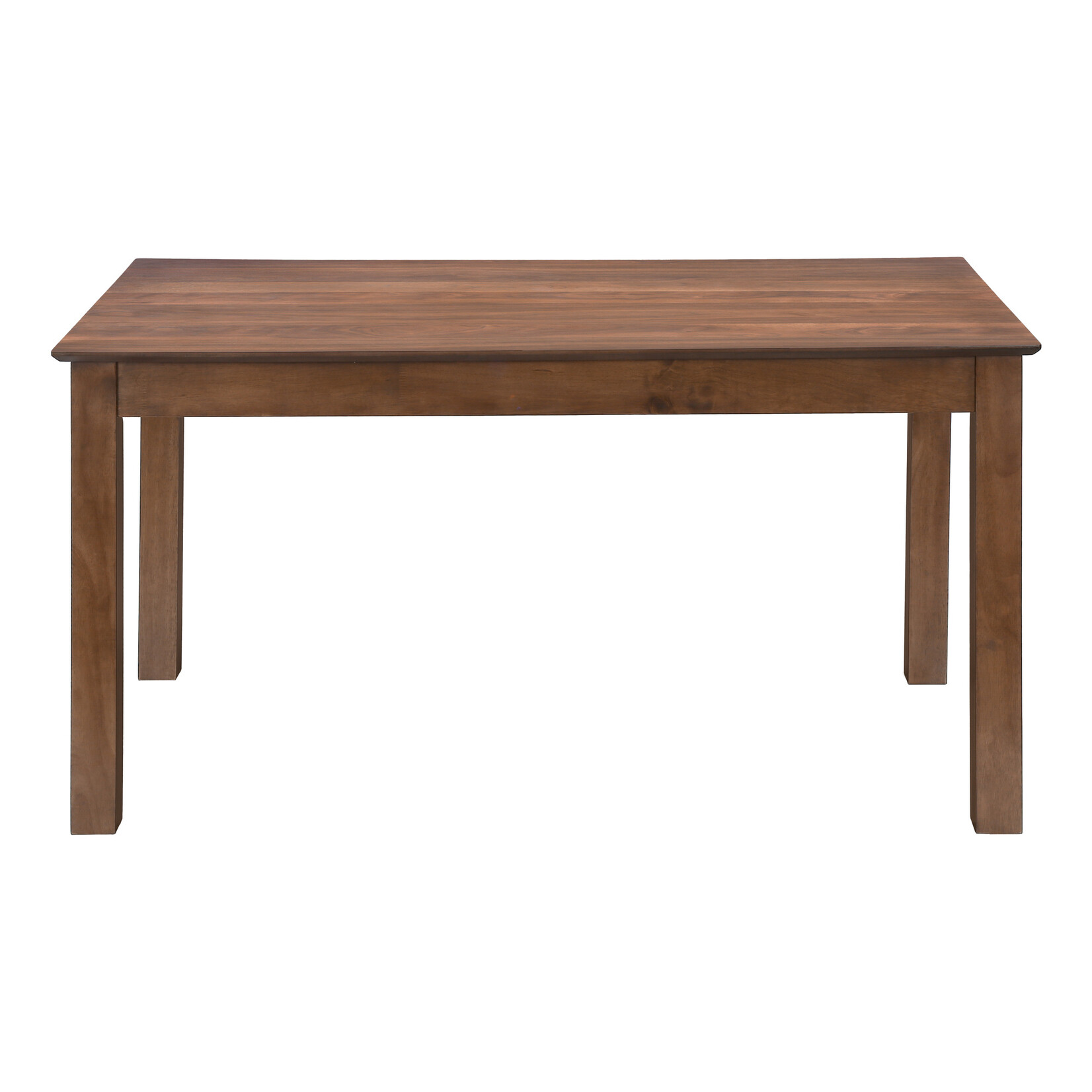 TABLE A MANGER - 36"X 60" / BOIS PLAQUE NOYER BRUN